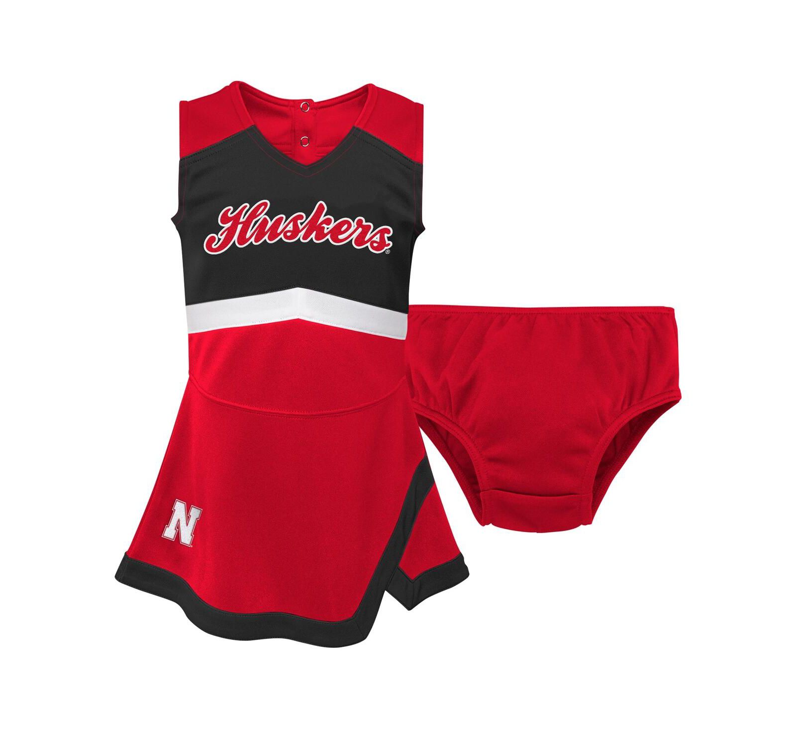 Детский комплект Outerstuff Nebraska Huskers: платье и шорты