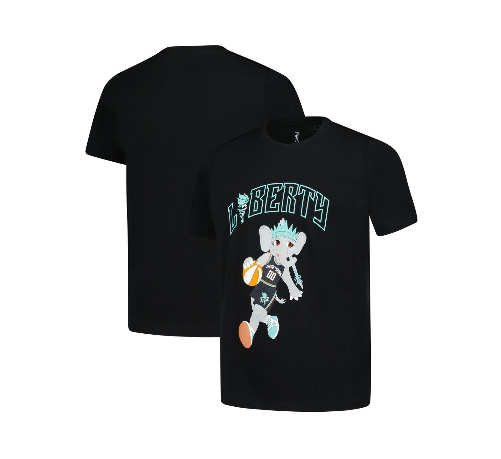 Футболка Outerstuff Black New York Liberty Ellie Dribble для мальчиков и девочек
