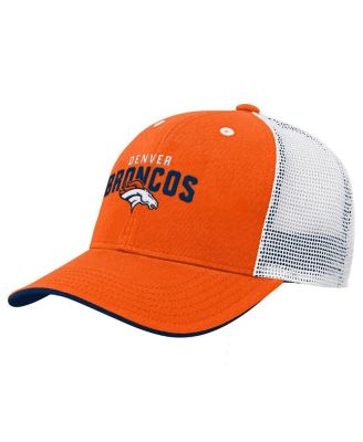 Детская кепка Outerstuff Big Boys and Girls Orange Denver Broncos Core Lockup Trucker Adjustable Hat