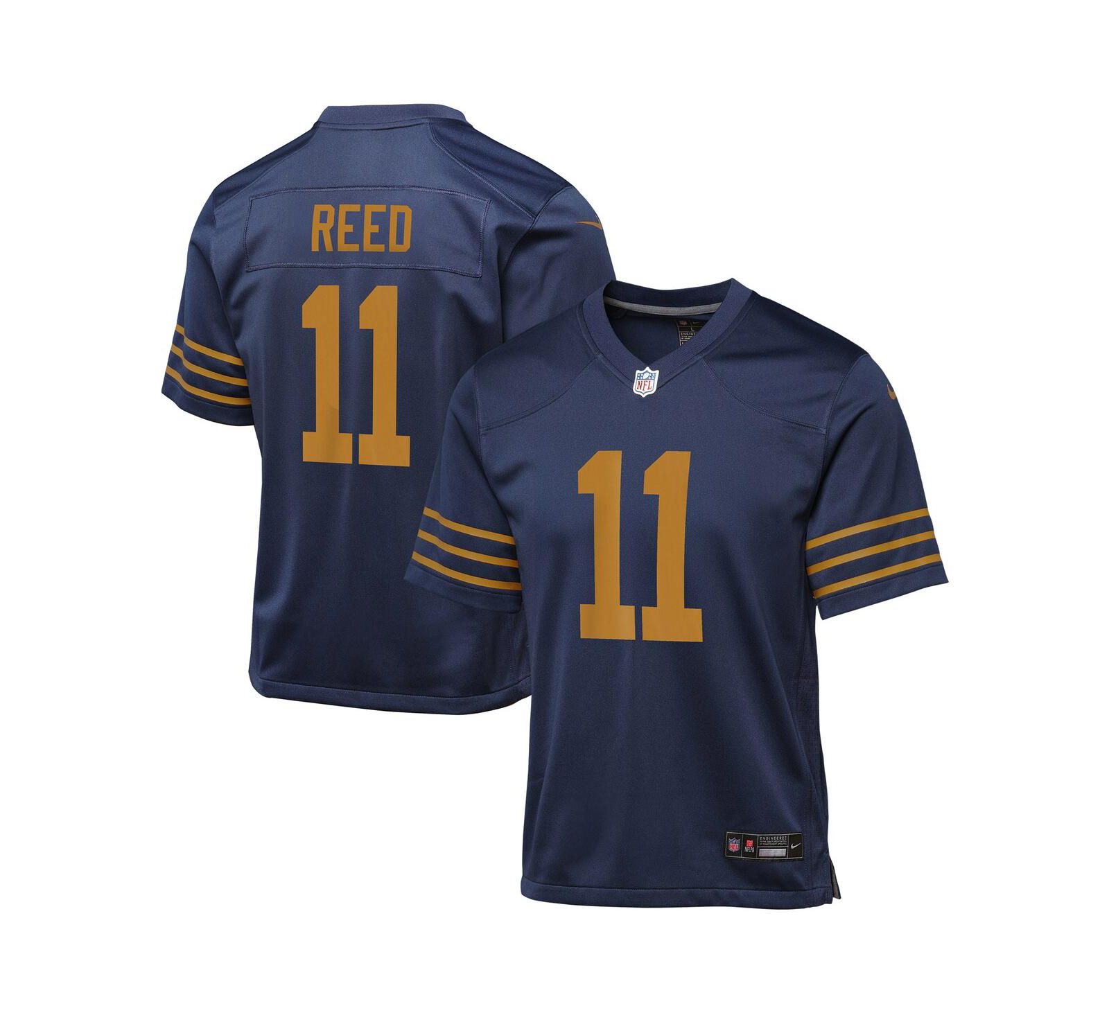 Детская джерси Nike Jayden Reed Navy Green Bay Packers The 1923 Classic Game