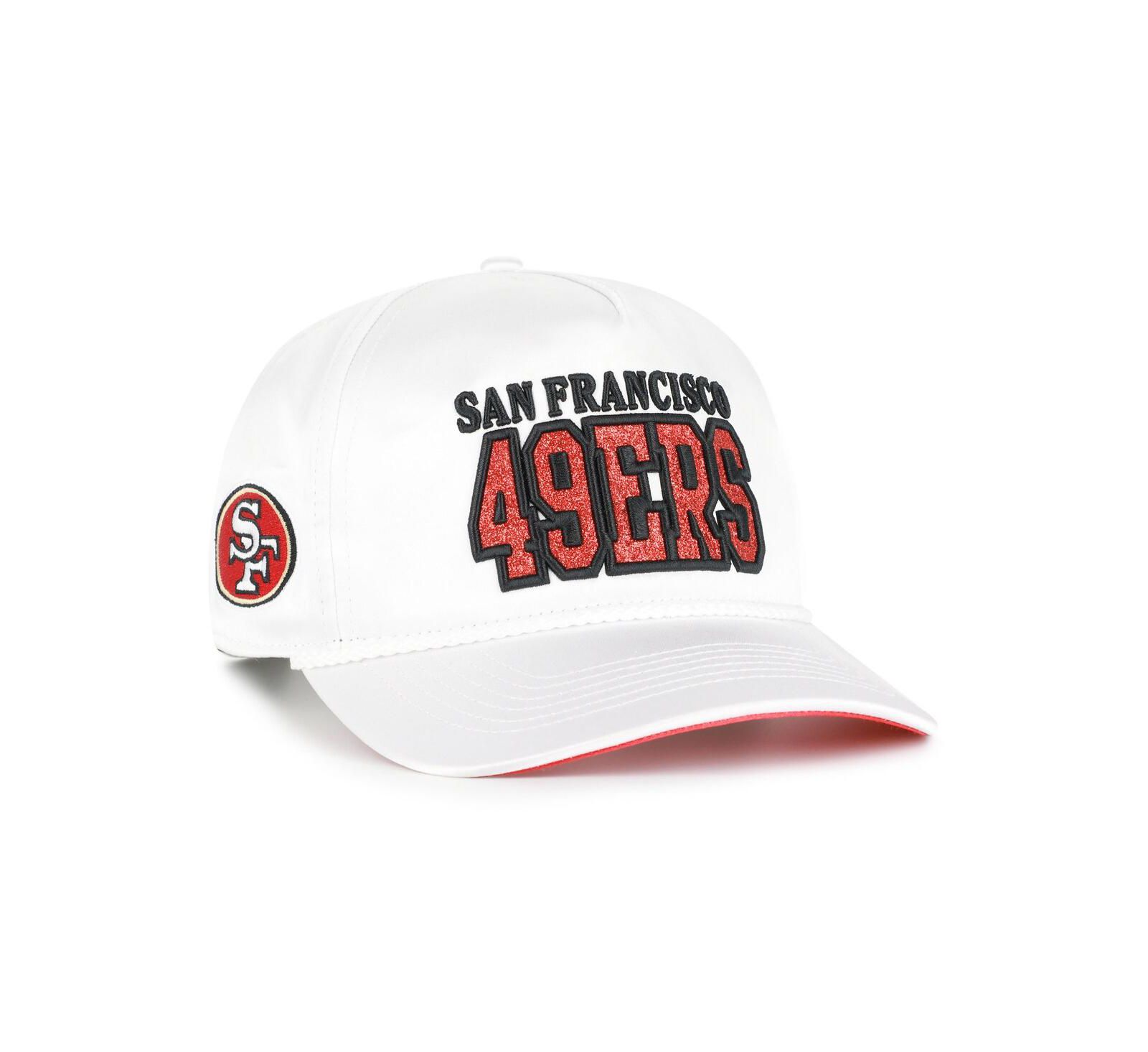 кепка '47 Brand San Francisco 49ers Outspoken Hitch, регулируемая, белая, Женский