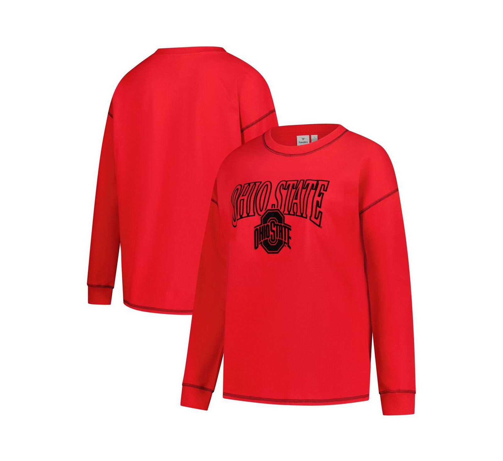 Fanatics Женский свитшот Plus Size Ohio State Buckeyes