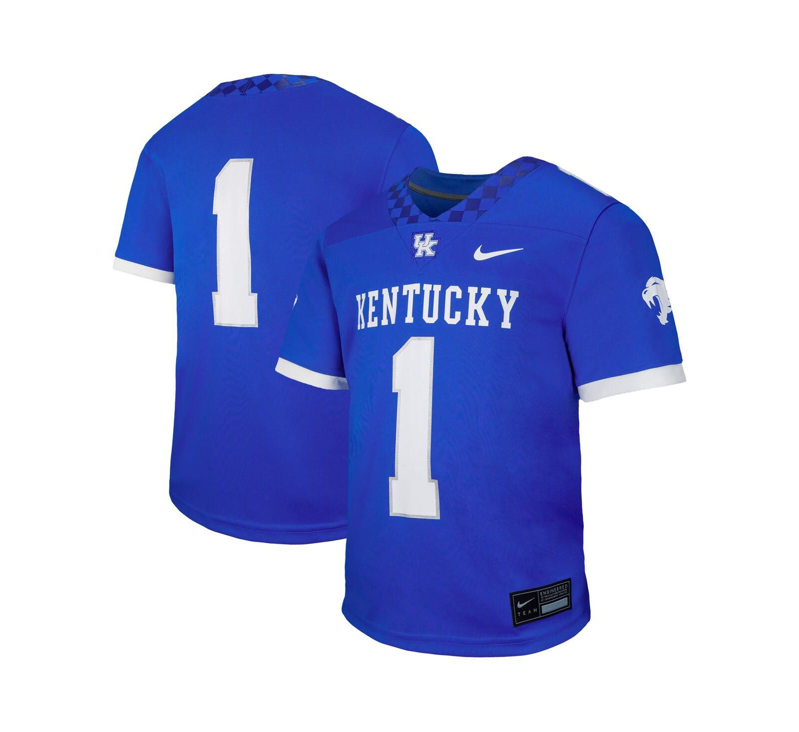 Детская реплика игровая джерси Nike Royal Kentucky Wildcats Untouchable
