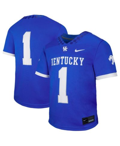 Детская реплика игровая джерси Nike Royal Kentucky Wildcats Untouchable