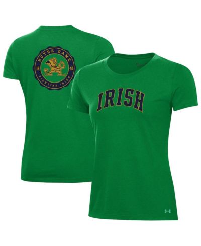 Женская футболка Under Armour Notre Dame Fighting Irish Essentials 2-Hit Performance