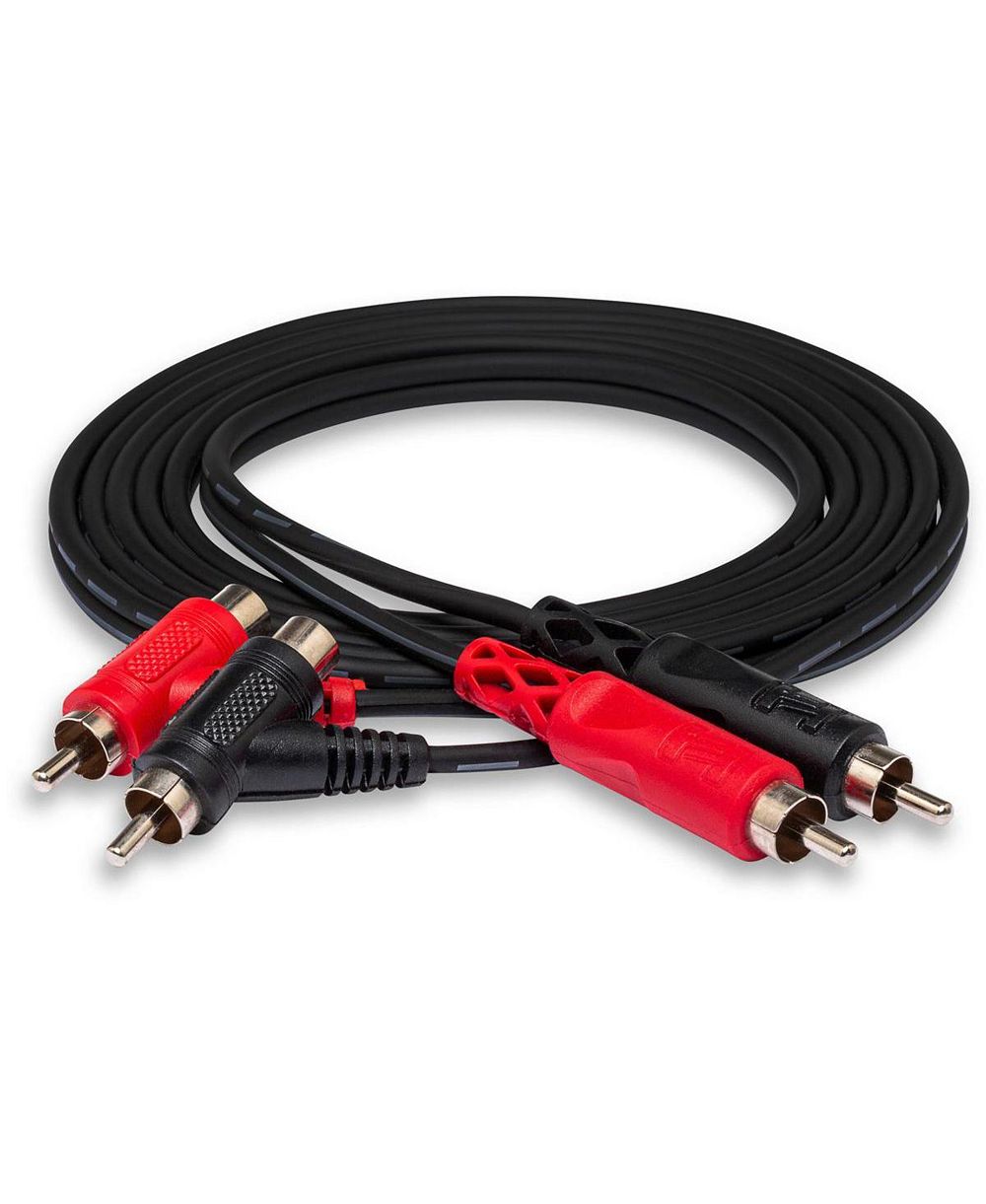 Аудиокабель Hosa Technology 3.3'/1m Dual RCA to Dual Piggyback RCA