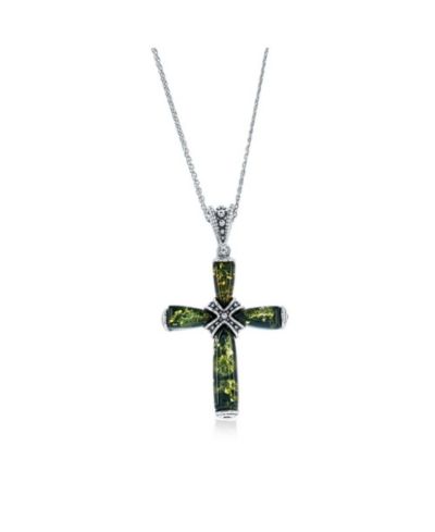 Подвеска Caribbean Treasures Amber Cross