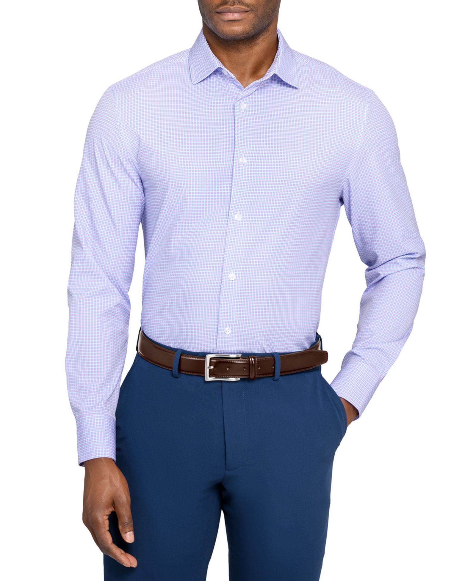 ConStruct Men's Long-Sleeve Dress Shirt