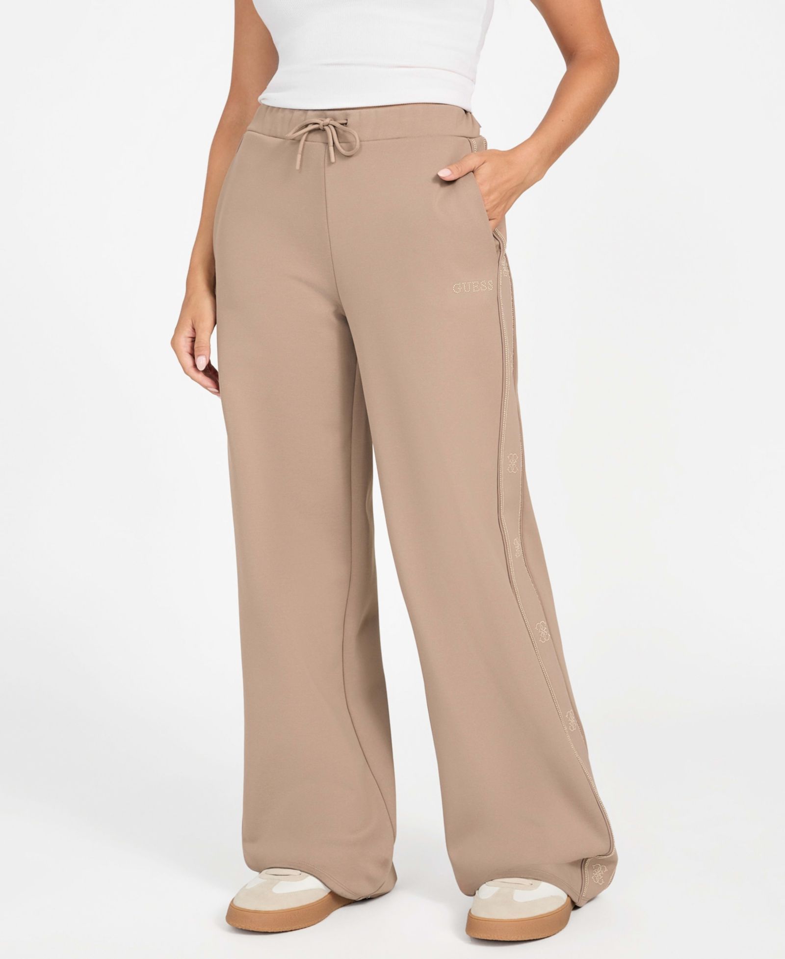 GUESS Women's Octavia Wide Leg Sweatpants