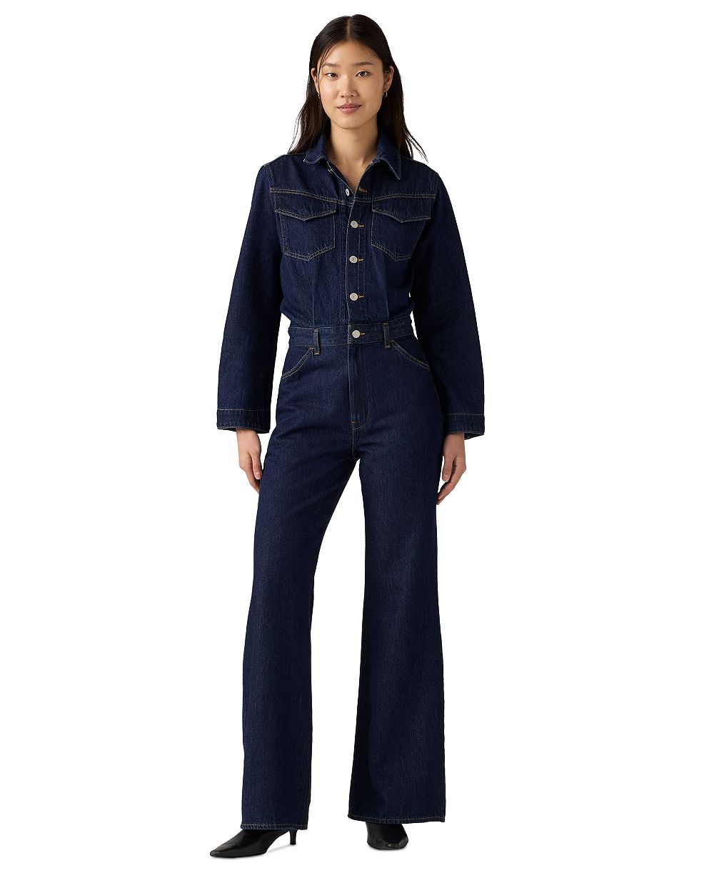 Levi's Women's Western Long Sleeve Jumpsuit