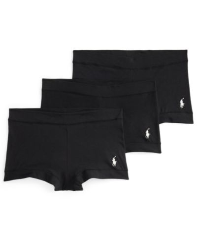 Женский комплект боксерных трусиков Polo Ralph Lauren 3-Pack 4P0712