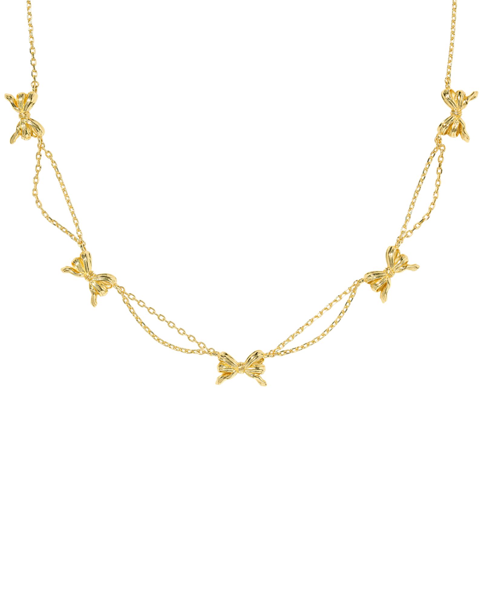 Ожерелье Kendra Scott 14k Gold Plated Bow Strand