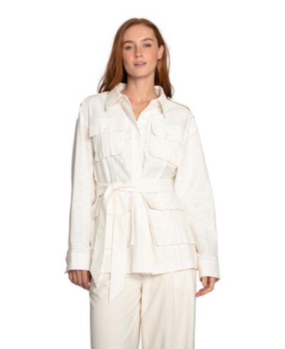 Belle & Bloom Женский сафари-жакет с поясом Still Storm