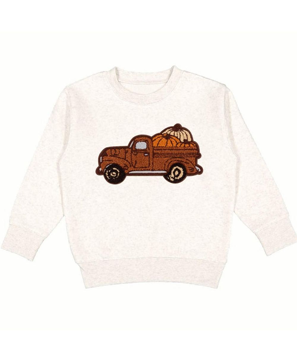 Sweet Wink Свитшот с принтом Fall Truck для мальчиков