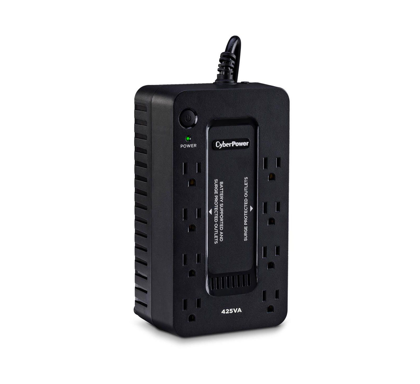 CyberPower ST425 компактный ИБП на 8 розеток, 425 VA / 260W