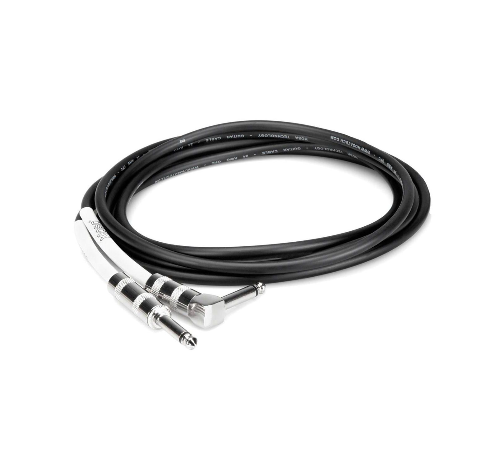 Hosa Technology гитарный кабель Straight to Right-Angle, 25'