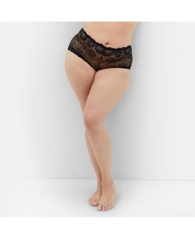 CITY CHIC Plus Size Adore 3 Pack Lace Shorty