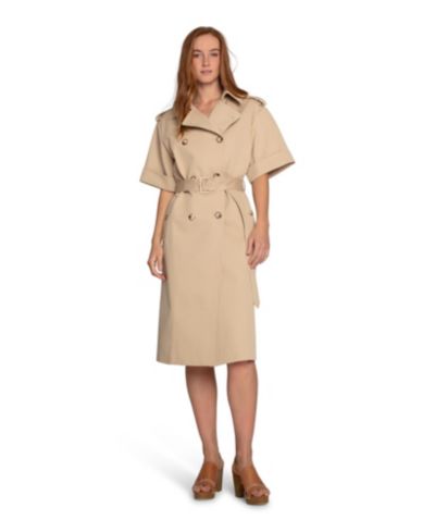 Женское платье Belle & Bloom Dust and Daring Short Sleeve Trench Style Dress