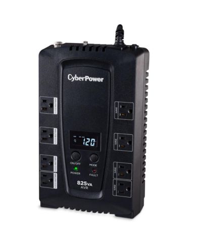CyberPower Источник бесперебойного питания с LCD, 825VA 450W UPS, 8 розеток