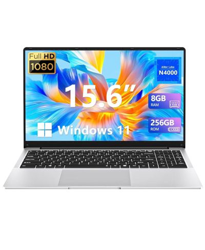 Ноутбук memzuoix 15.6 inch Celeron N4000 8GB LPDDR4 256GB SSD IPS FHD 1920x1080 WiFi+BT4.2+Mini HDMI+TF Card Slot