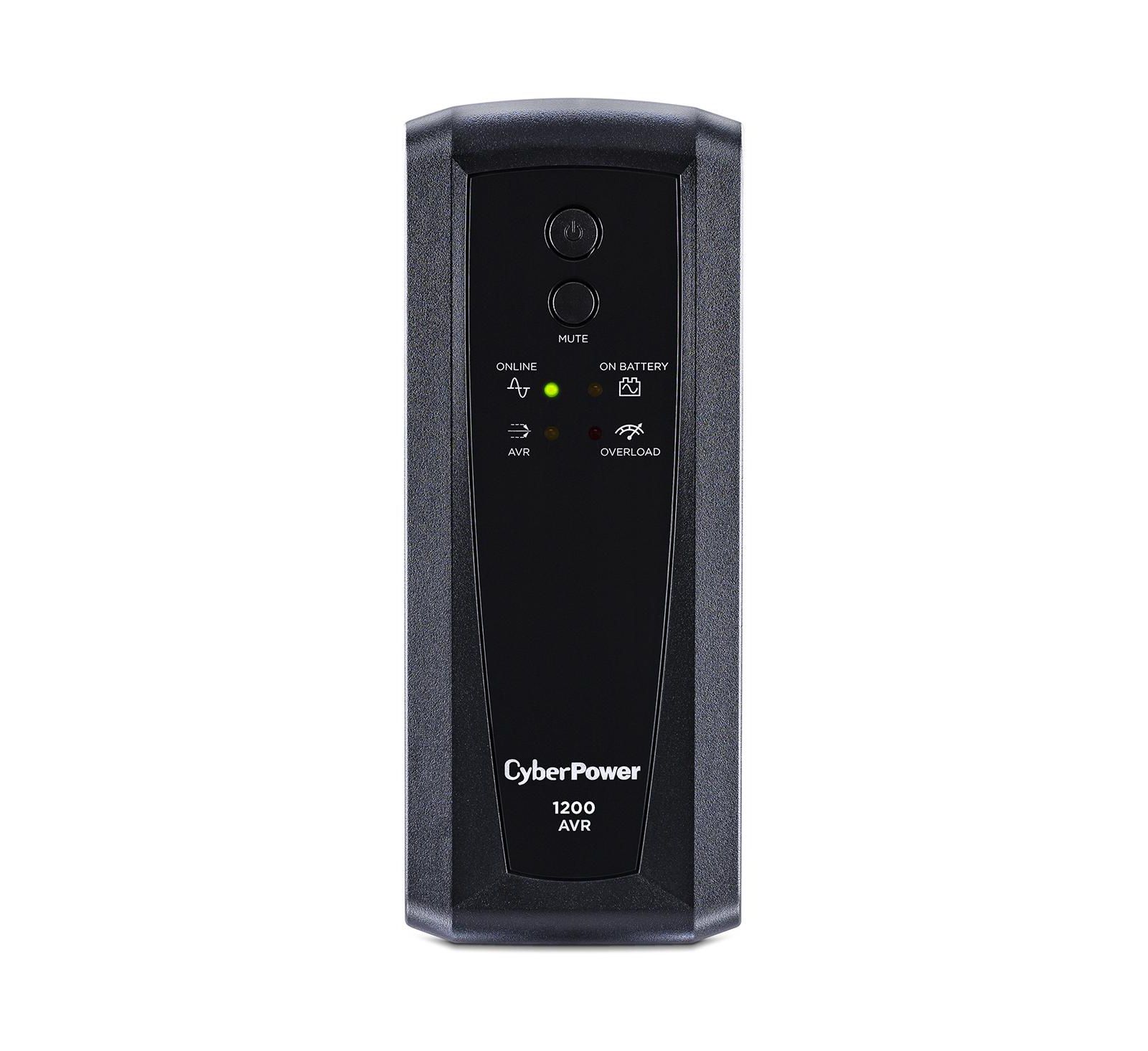 Cyberpower CP1200AVR 1200VA/720W USB Uninterruptible Power Supply Battery Backup for Windows, Linux and Mac OS X