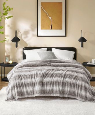 Madison Park Zuri Faux Fur Blanket, Twin