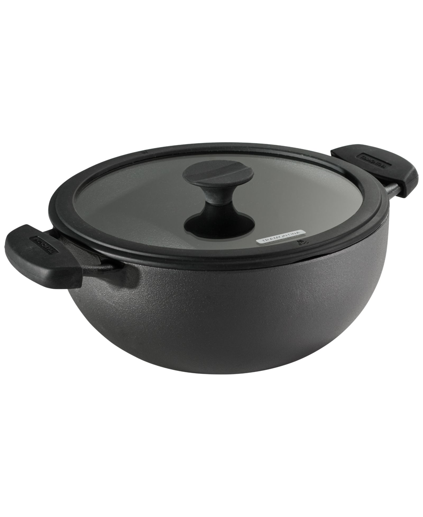 Кади Трамontina Utsava Pre-Seasoned Cast Iron 4.9-Quart с крышкой