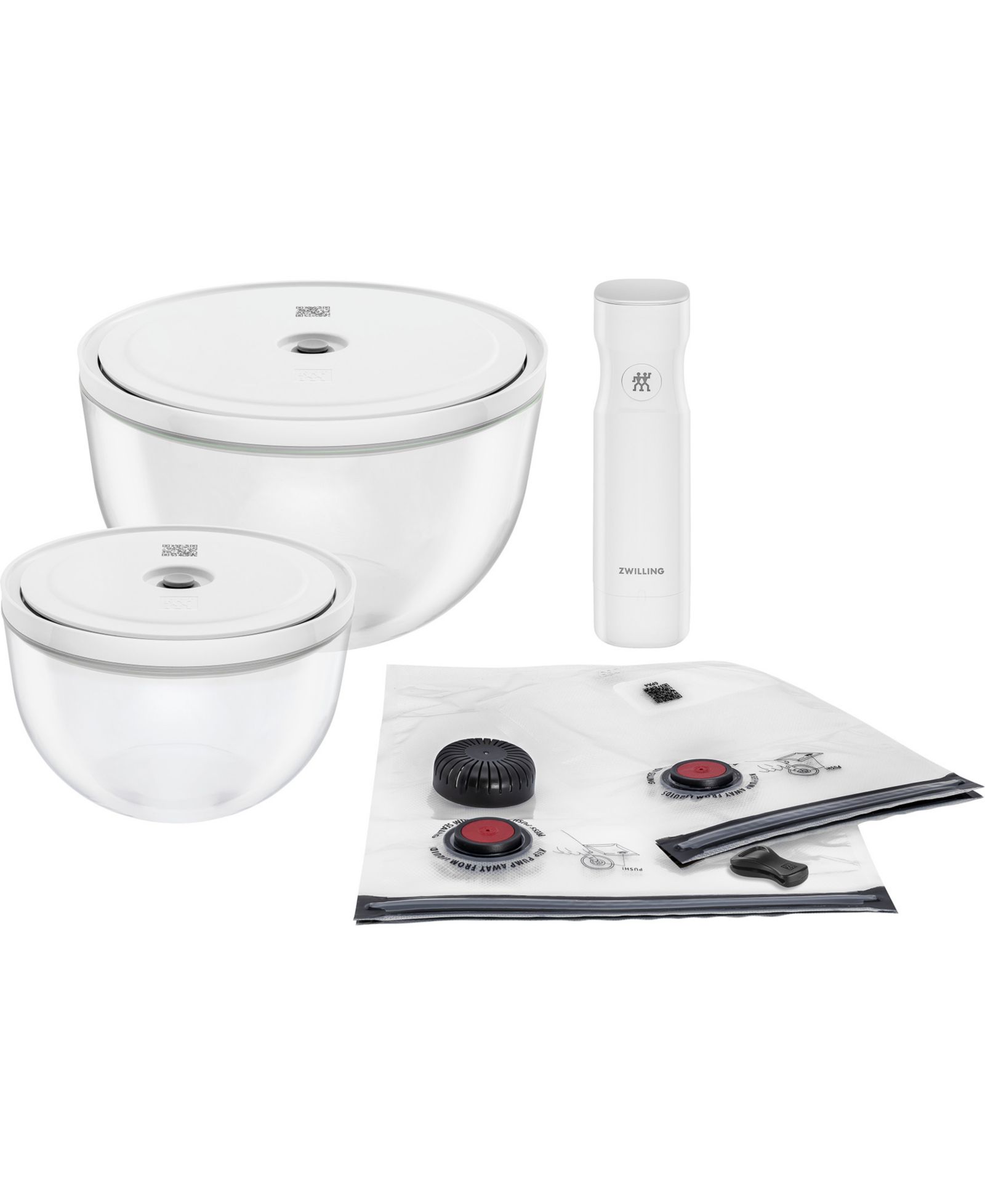 Zwilling Fresh Save 7-Pc. Glass Vacuum Bowl Starter Set