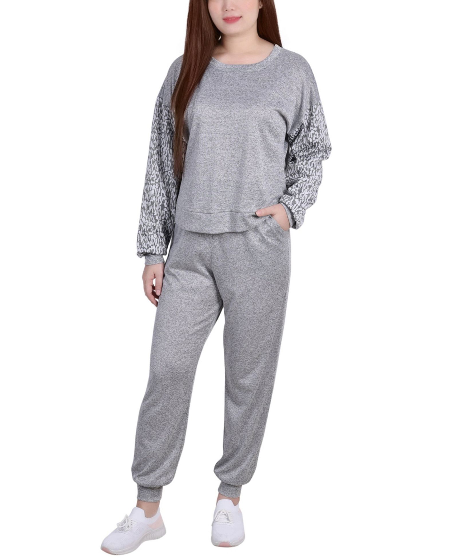 Женский топ и брюки NY Collection Long Sleeve