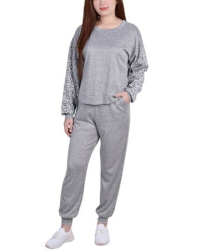 Женский топ и брюки NY Collection Long Sleeve
