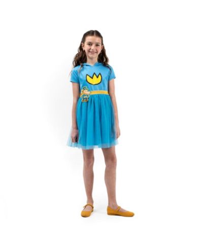 Dog Man Youth Girl Cosplay Dress With Tulle Skirt And 3D Dog Ears Large (10/12)