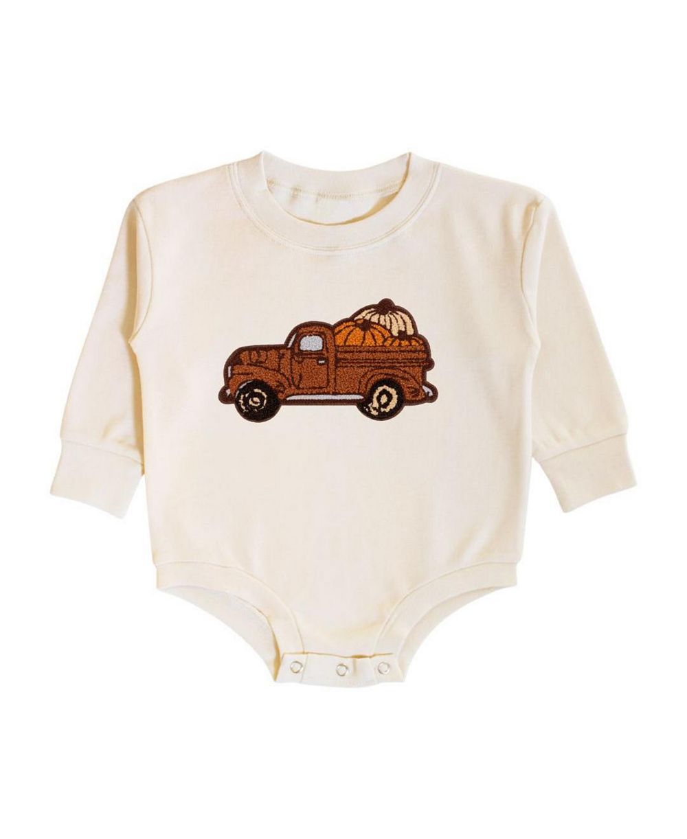 Ромпер Sweet Wink с принтом Fall Truck для малышей