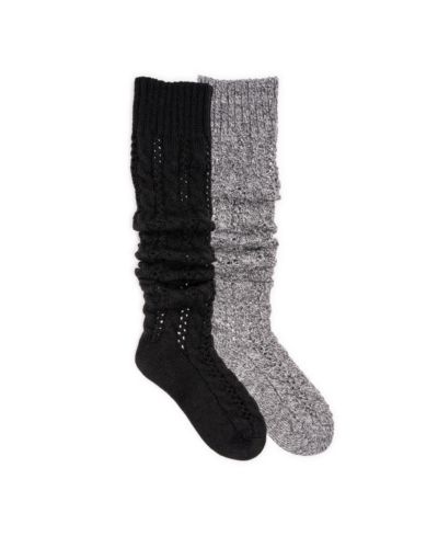 Muk Luks Женские вязаные носки, 2 пары