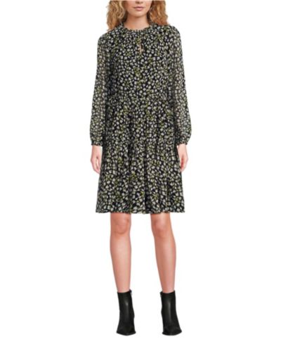 Платье Lands' End Women's Chiffon Above the Knee Adjustable