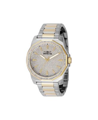 Invicta Men's 49126 Speedway Quartz 3 Hand Silver Dial Watch