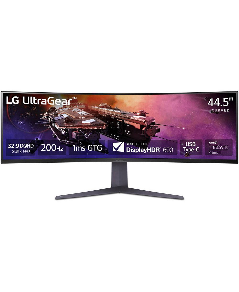 LG UltraGear 45GR75DC-B 44.5" UltraWide Dual QHD 200Hz Curved VA LCD HDR Gaming Monitor