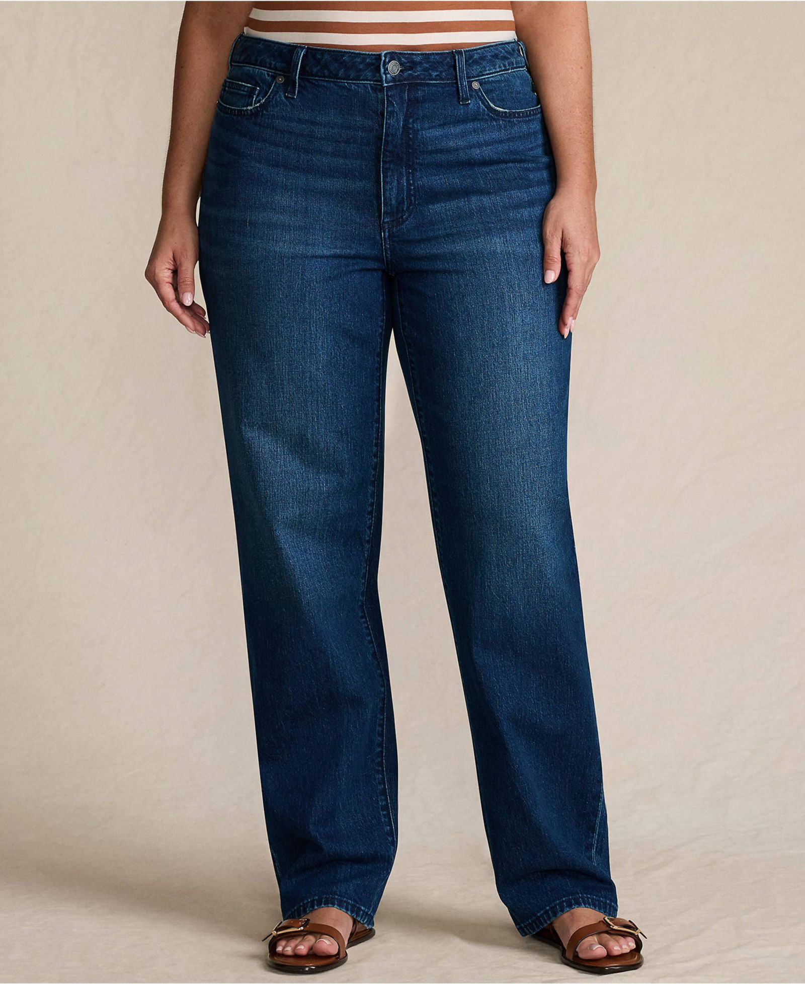 Джинсы Lands' End Women's Soft Denim Straight Leg