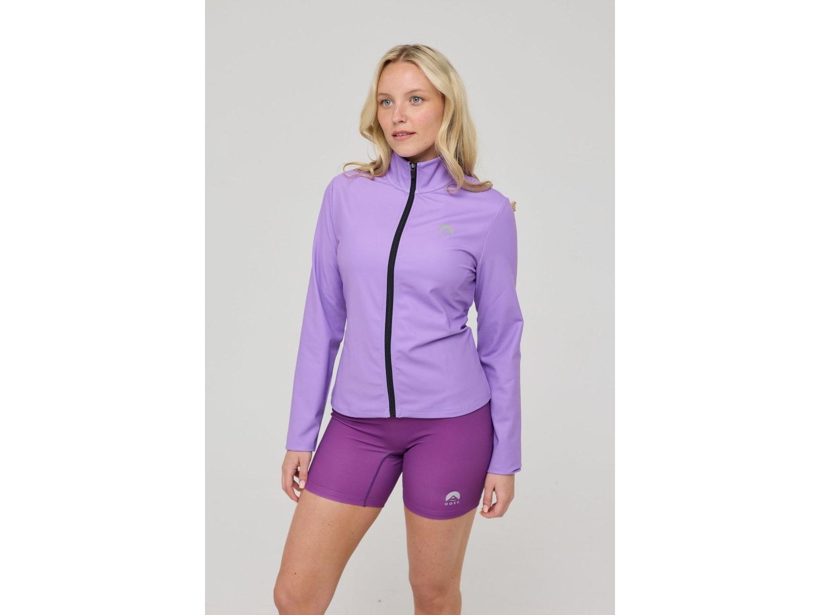OOSC Infinite Cropped Zipped Jacket - Purple