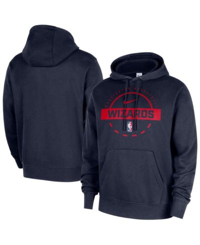 Мужское худи Nike Washington Wizards 2025/26 Authentic Practice Club, темно-синий