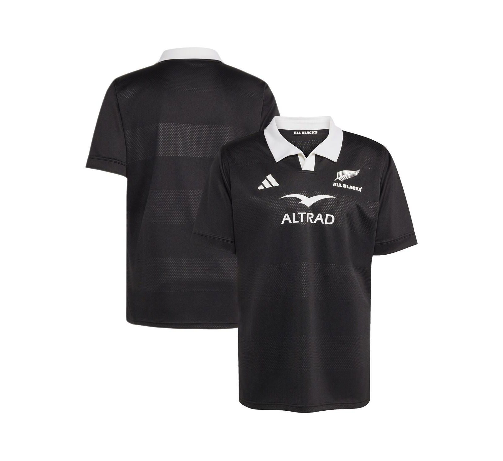 Мужская реплика джерси adidas Black New Zealand Rugby 2025/26 Home