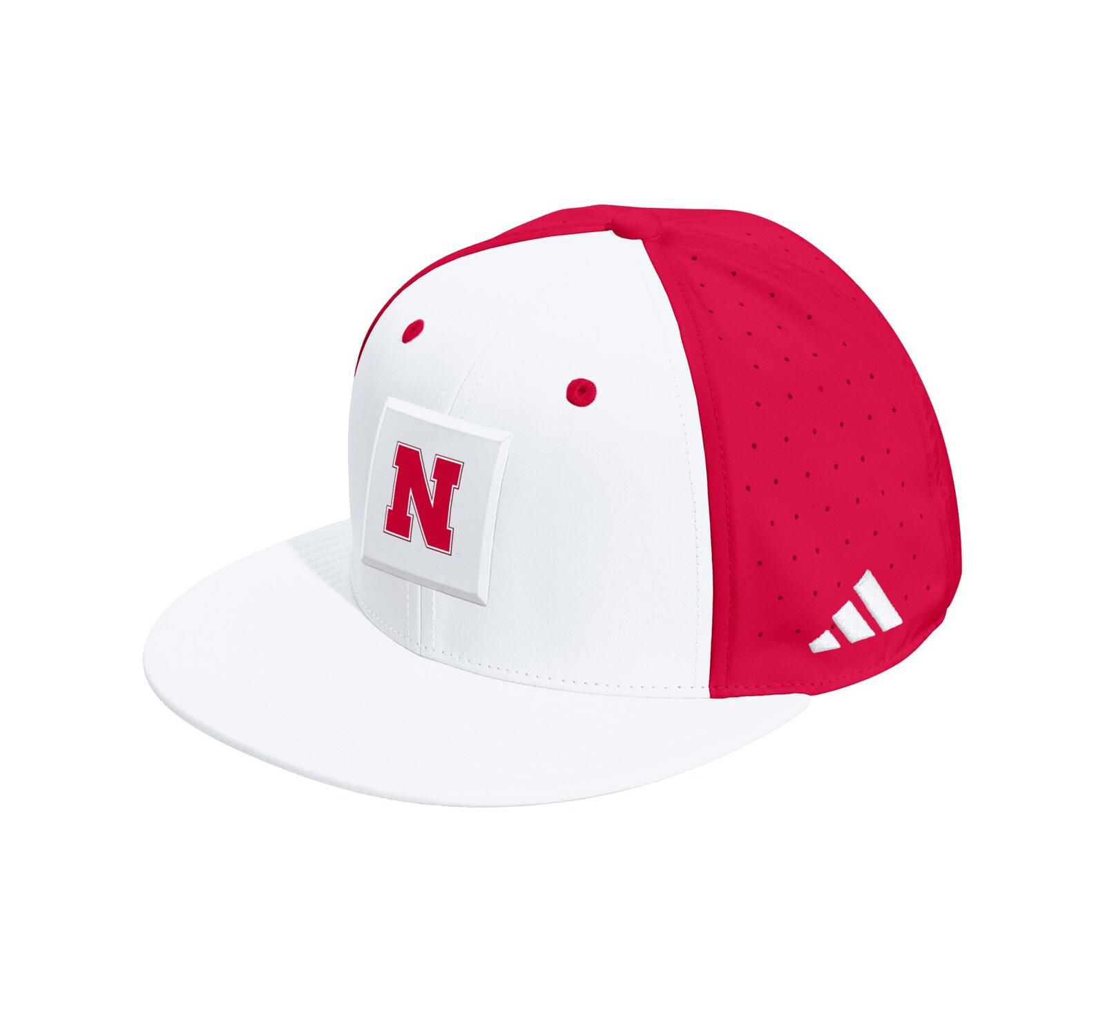 adidas мужская и женская бейсболка Nebraska Huskers Performance