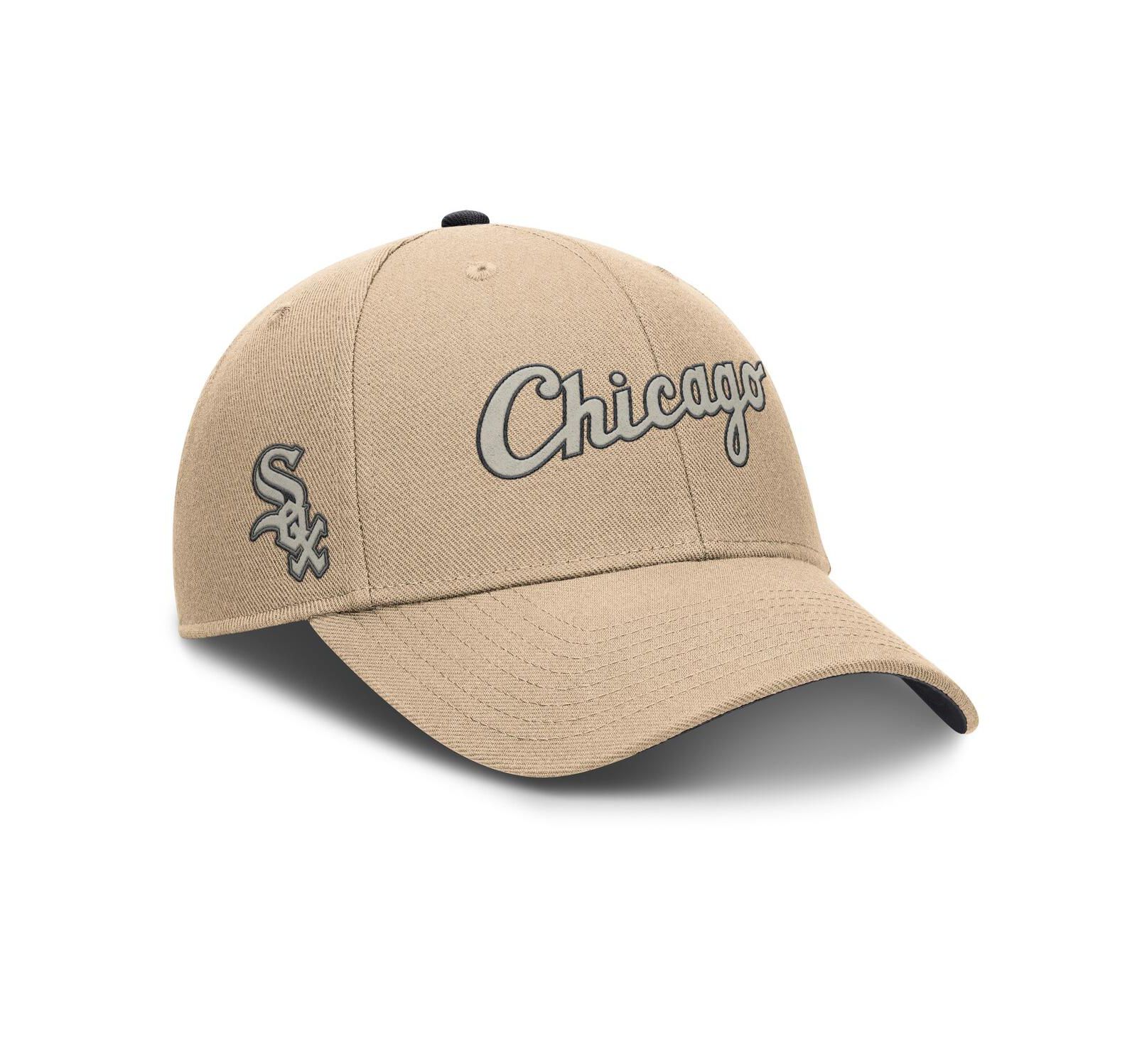 Мужская кепка Nike Khaki Chicago White Sox Rise Adjustable