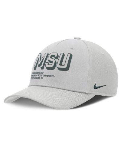 Мужская кепка Nike Michigan State Spartans 2025 Sideline Dust серая