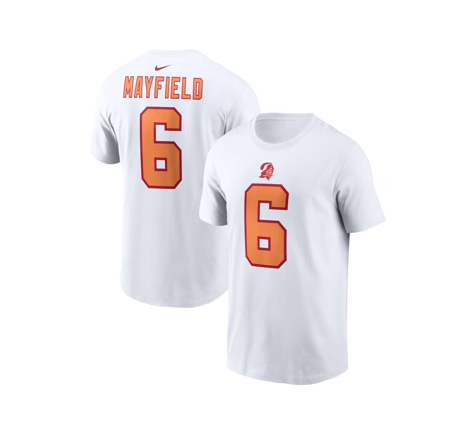 Мужская футболка Nike Baker Mayfield White '76 Tampa Bay Buccaneers 50th Season Name & Number