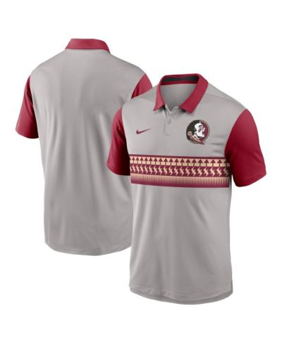 Nike Men's Gray/Garnet Florida State Seminoles Vapor Performance Polo Shirt