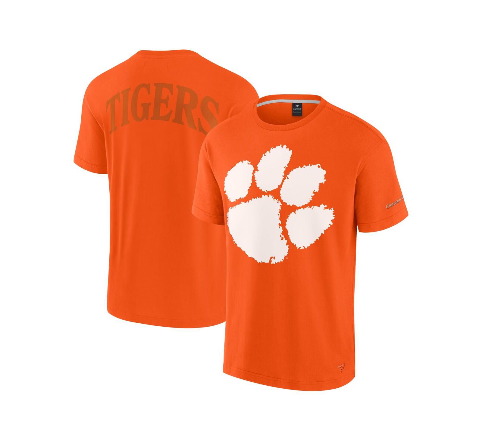 Fanatics Мужская футболка Clemson Tigers Iconic оранжевого цвета