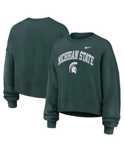 Женская толстовка Nike Michigan State Spartans Oversized Phoenix Arch Pullover Sweatshirt Green