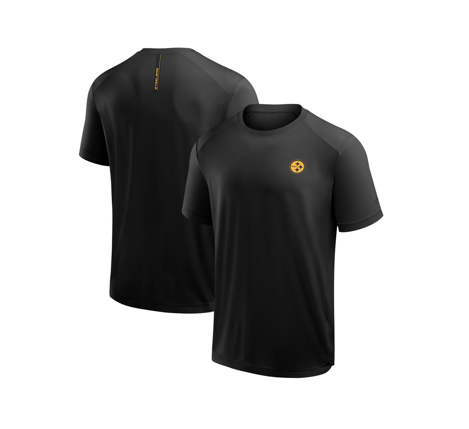 Мужская футболка Fanatics Black Pittsburgh Steelers Front Office Move Mono