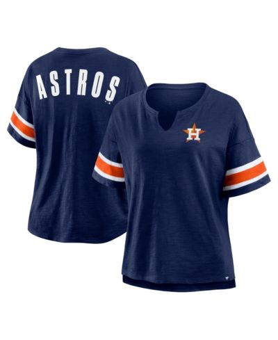 Fanatics Women's Navy Houston Astros Curl Route T-Shirt