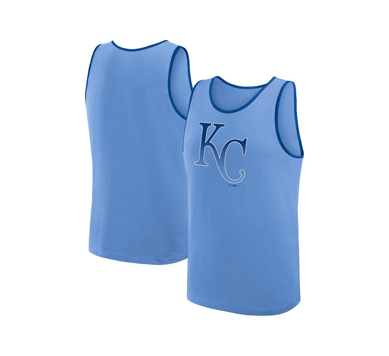 Мужские футболки Logo Athletic Men's Light Blue Kansas City Royals Unmatched Success Tank T-Shirts